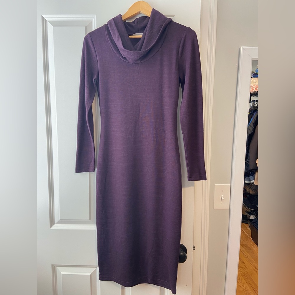 RD Style Plum Midi Bodycon Dress